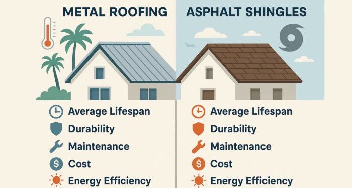 Comparing Asphalt vs Metal Roofs for Long-Term Durability: A ...