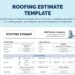 Roofing Quote Templates